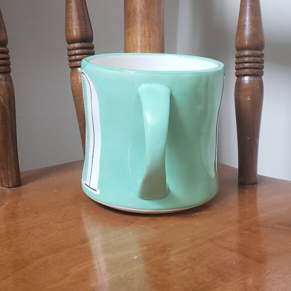 Anthropologie Handpainted M Mug - Picture 4 of 7